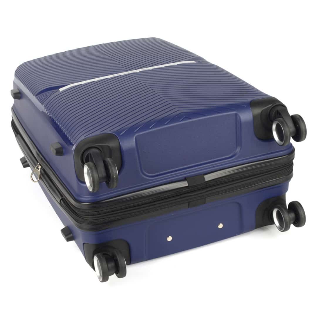 Mala De Viagem Grande 32kg em Polipropeleno Milão Marinho com Expansor Mala De Viagem Grande 32kg em Polipropeleno Milão Marinho com Expansor
