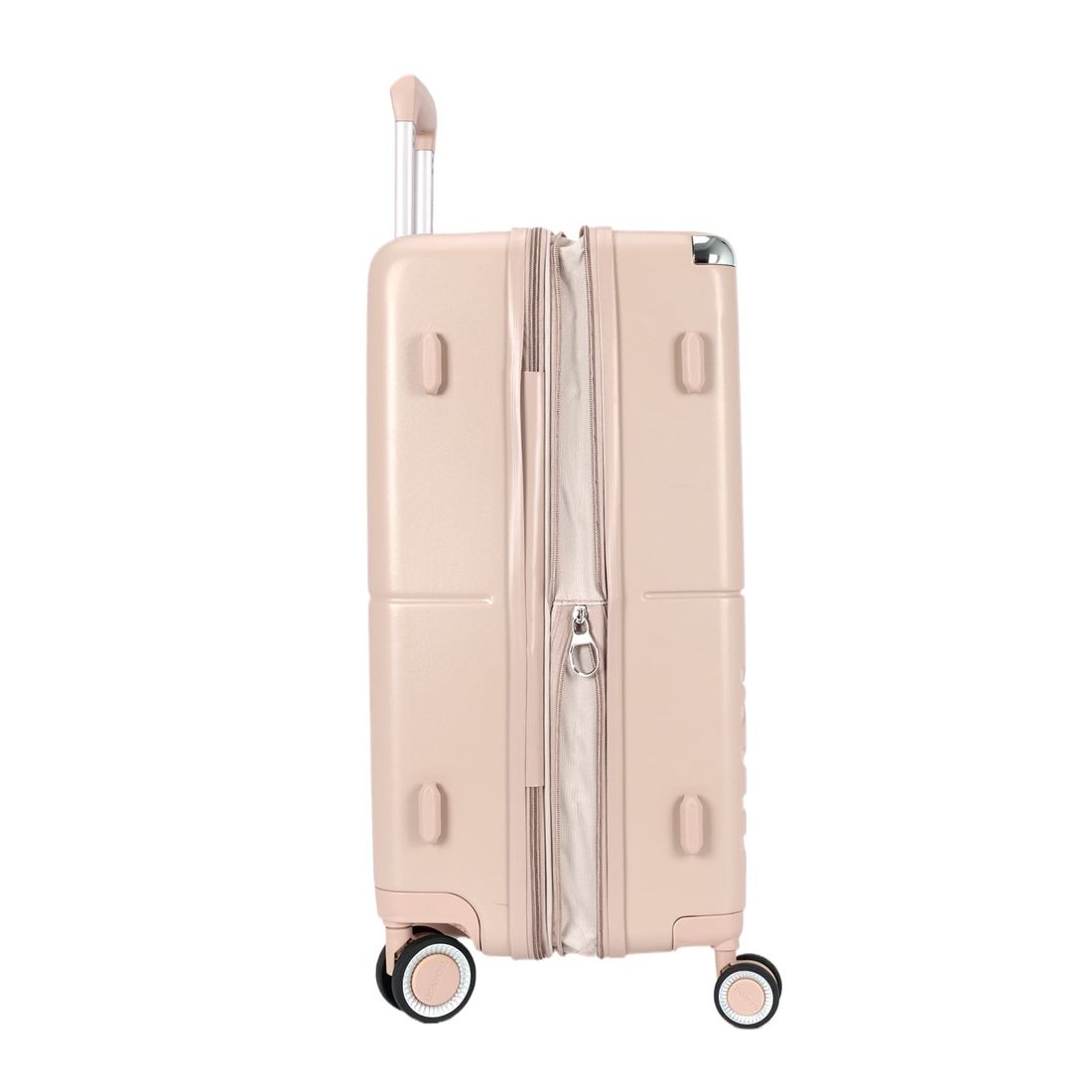 Mala de Viagem Pequena de Bordo 10kg com Expansor Katerini Bege