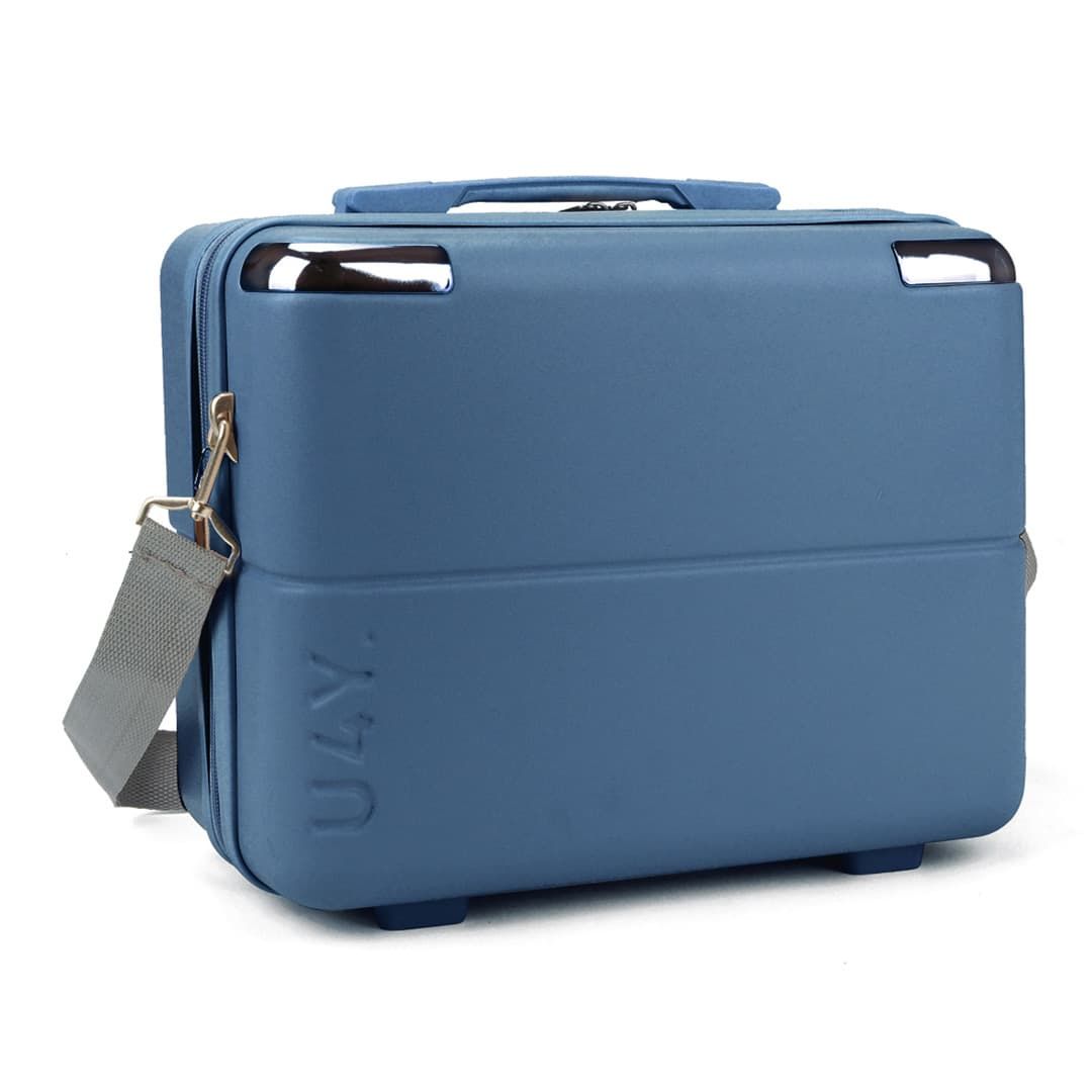 Kit de Malas de Viagem 3 Peças com Expansor e Frasqueira Katerini Azul Kit de Malas de Viagem 3 Peças com Expansor e Frasqueira Katerini Azul