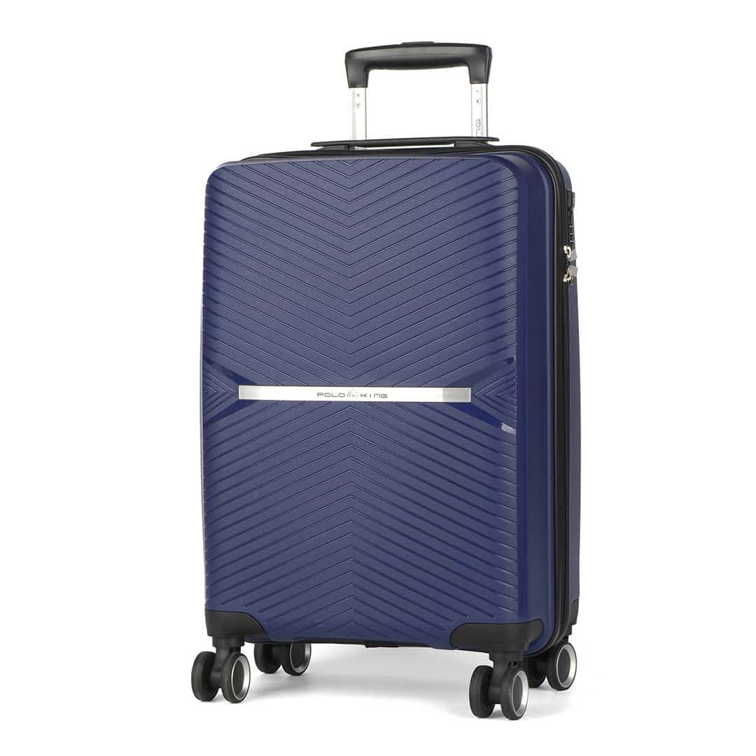 Mala de Viagem Media em Polipropeleno Milão Marinho Com expansor
