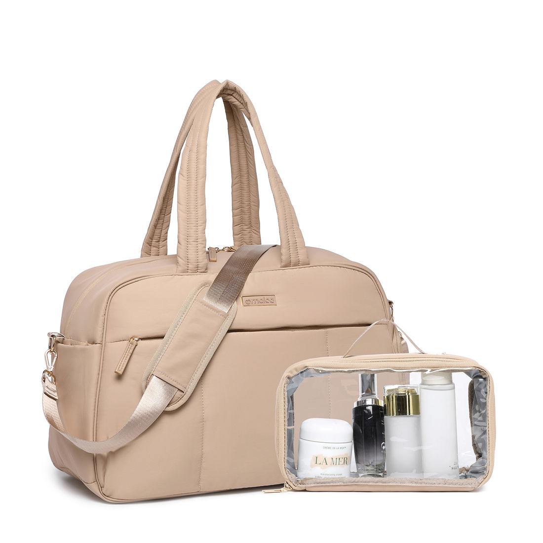 Bolsa de Viagem em Poliéster Multifuncional Air Duffle Maloa Cáqui Bolsa de Viagem em Poliéster Multifuncional Air Duffle Maloa Cáqui