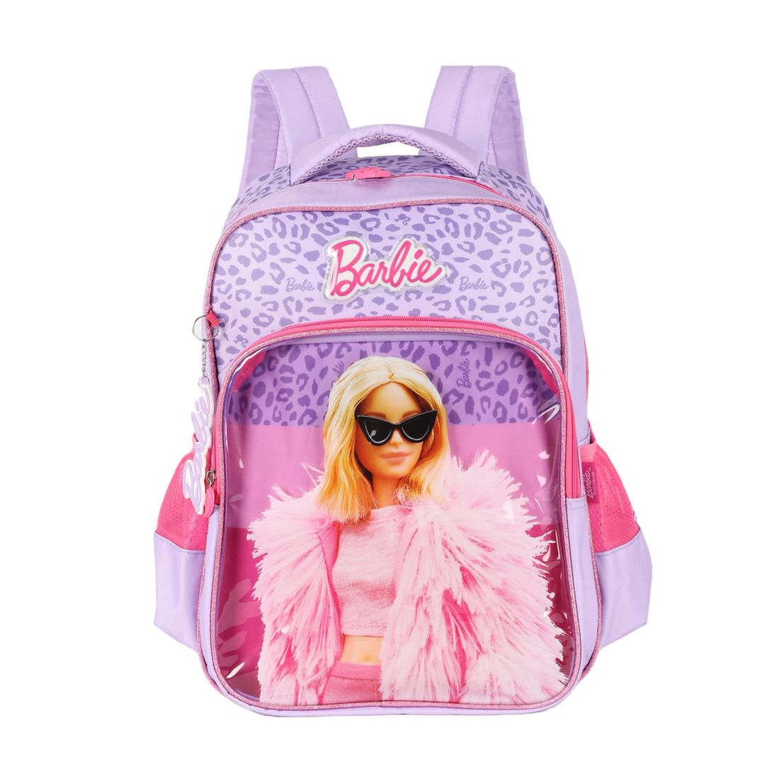 Conjunto de Mala de Bordo 10 kg e Mochila Infantil Barbie Pink