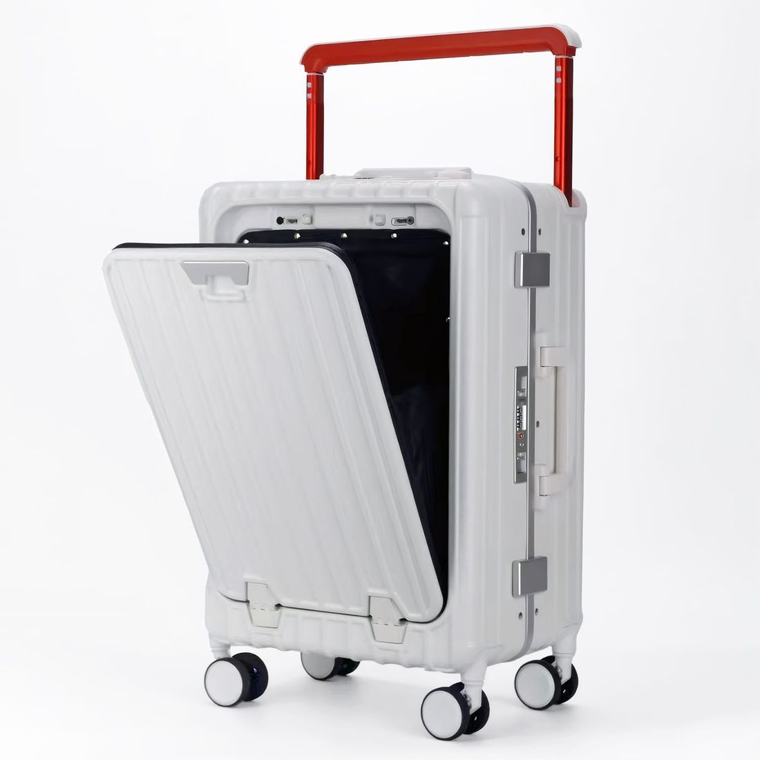 Mala de Viagem Pequena de Bordo 10 kg Policarbonato Islândia Maloa Branco