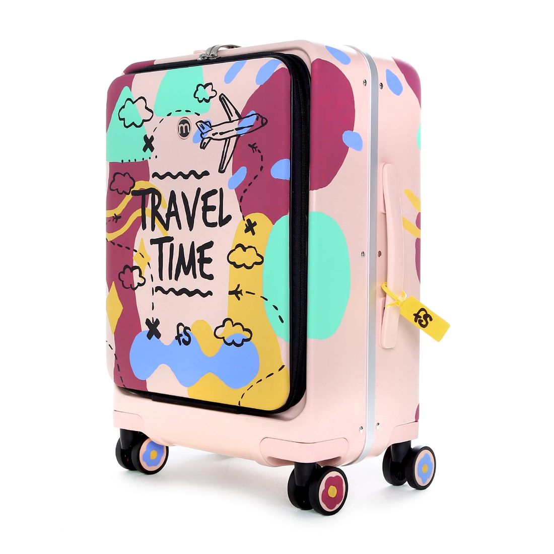 Mala de Viagem Pequena de Bordo 10 kg em Policarbonato Bélgica Travel Time Maloa Mala de Viagem Pequena de Bordo 10 kg em Policarbonato Bélgica Travel Time Maloa