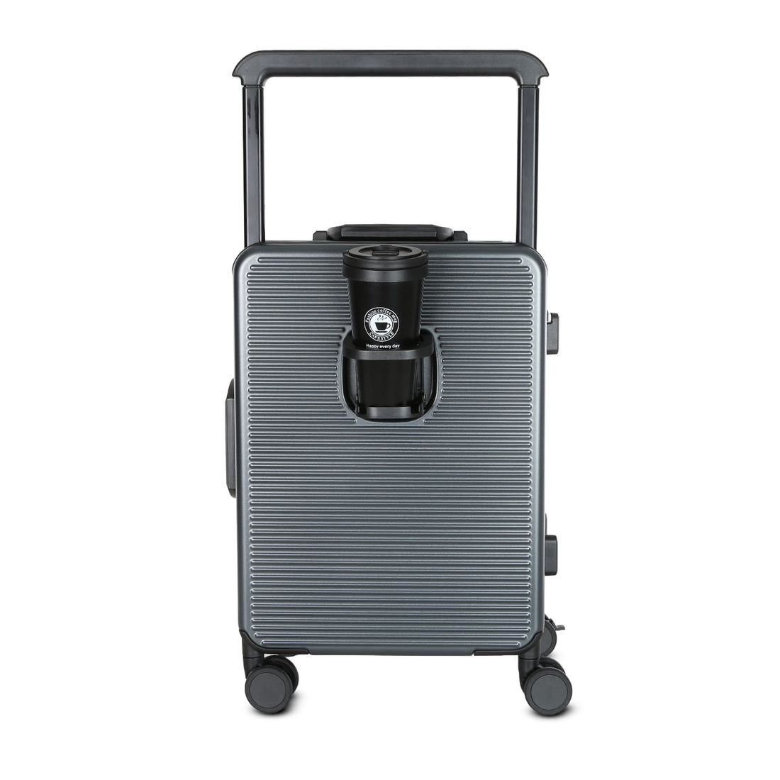 Mala de Viagem Pequena de Bordo 10 kg em Policarbonato Barcelona Maloa Chumbo Mala de Viagem Pequena de Bordo 10 kg em Policarbonato Barcelona Maloa Chumbo