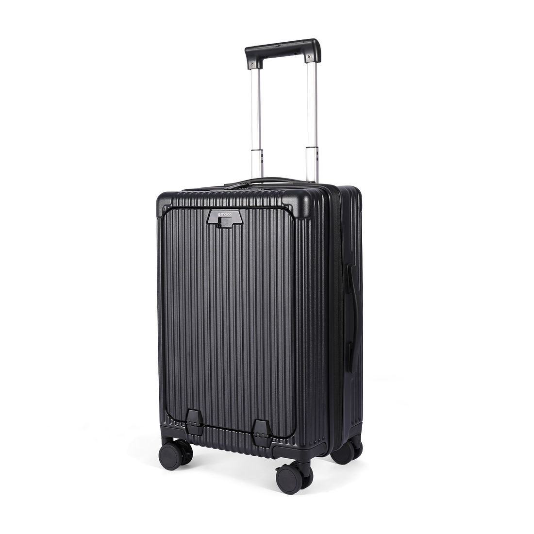 Mala de Viagem Pequena de Bordo 10 kg em Policarbonato com Compressor Malta Maloa Preto Mala de Viagem Pequena de Bordo 10 kg em Policarbonato com Compressor Malta Maloa Preto