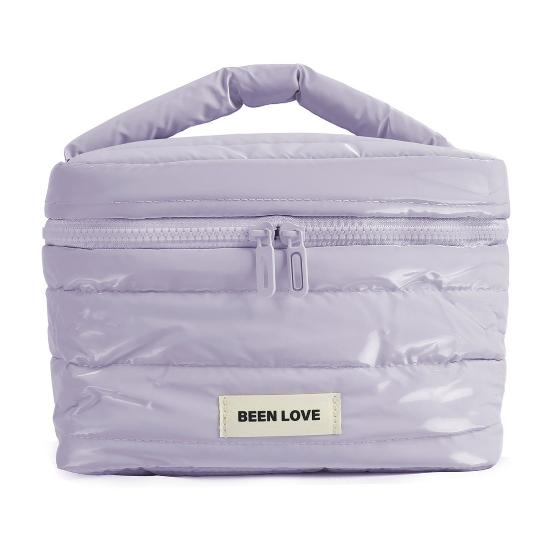 Kit de Acessórios Multifuncional com Necessaire, Porta Passaporte e Porta Notebook 14 Polegadas Puffer Maloa Lilás