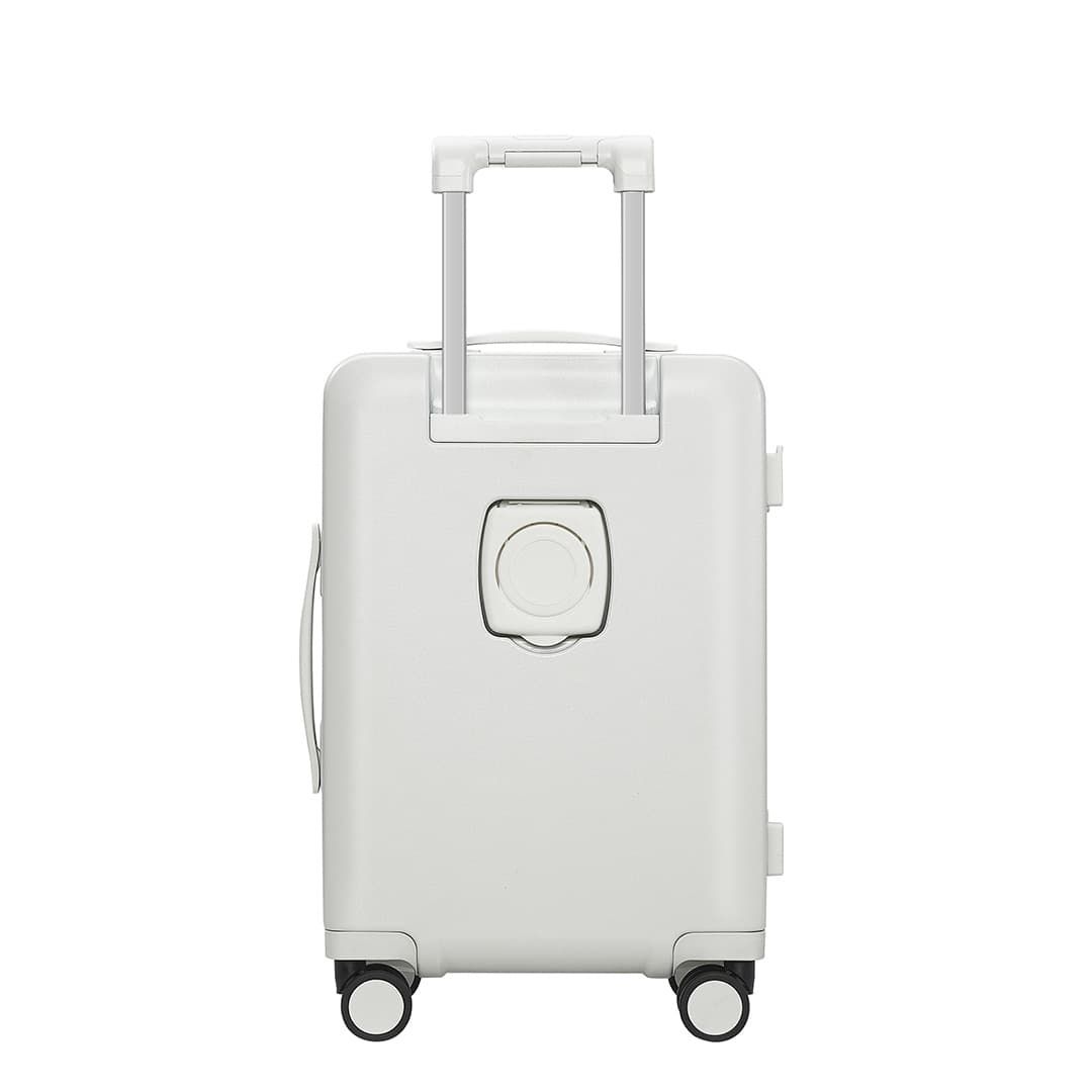 Mala de Viagem Pequena de Bordo 10 kg em Policarbonato Belgica Maloa Branco Mala de Viagem Pequena de Bordo 10 kg em Policarbonato Belgica Maloa Branco