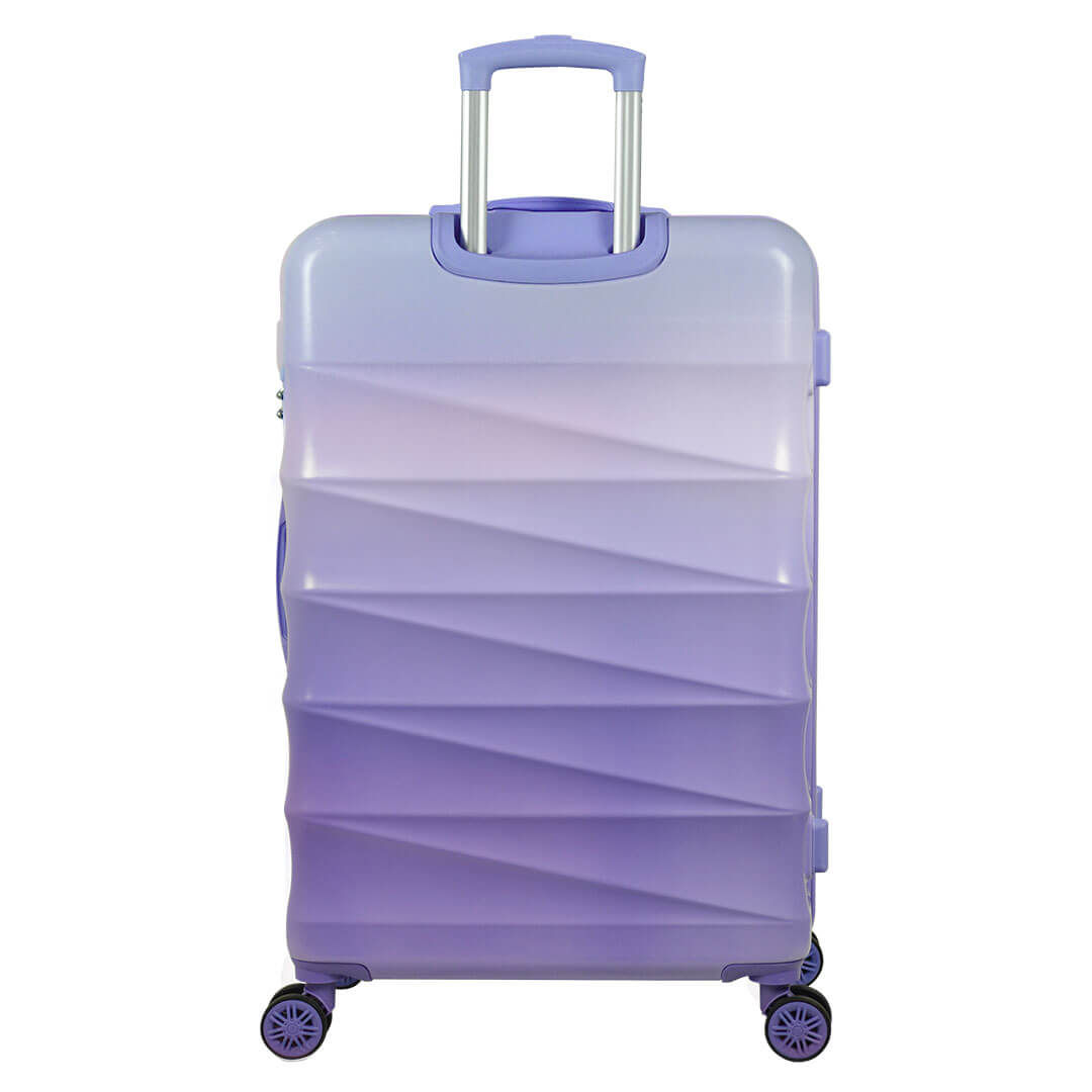 Mala De Viagem Grande 32kg Gradiente Colors Policarbonato Com ABS Roxo com Lilas