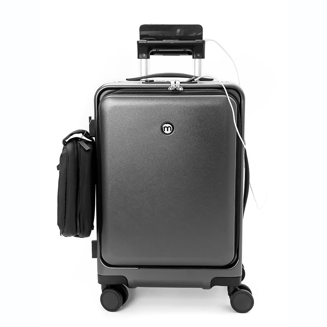 Mala de Viagem Pequena de Bordo 10 kg em Policarbonato Bélgica Maloa Chumbo Mala de Viagem Pequena de Bordo 10 kg em Policarbonato Bélgica Maloa Chumbo
