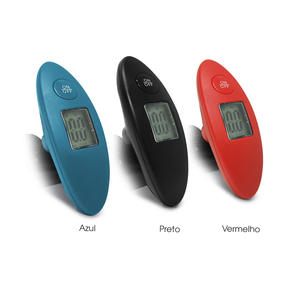 Balança Digital Portátil Para Mala Yins Vermelho Balança Digital Portátil Para Mala Yins Vermelho