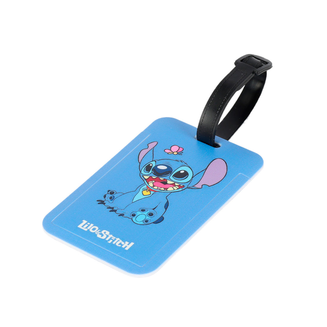 Tag Identificador de Bagagem para Malas de Viagem em ABS Stitch Borboleta Azul Tag Identificador de Bagagem para Malas de Viagem em ABS Stitch Borboleta Azul