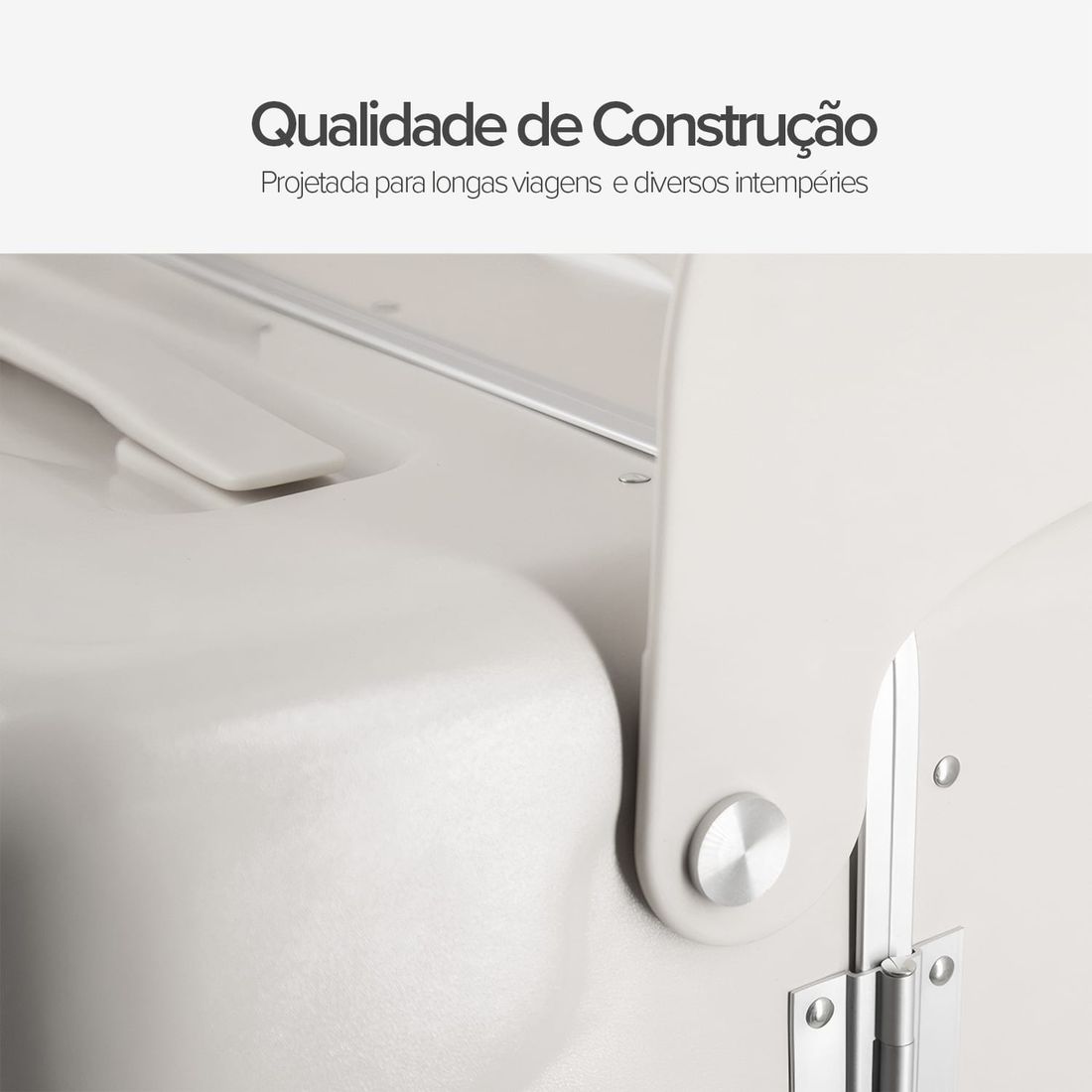 Mala de Viagem Pequena de Bordo 10 kg com Assento Infantil Policarbonato Grécia Maloa Branco Mala de Viagem Pequena de Bordo 10 kg com Assento Infantil Policarbonato Grécia Maloa Branco