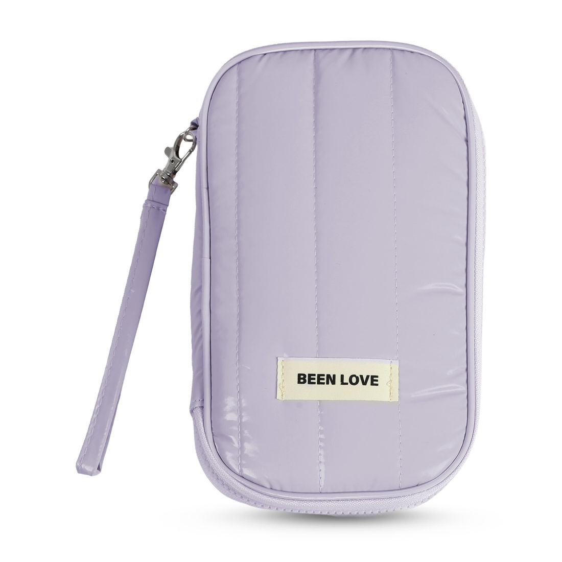 Kit Mala de Viagem Pequena 10kg Chicago Lilás e Kit Multifuncional Puffer com Porta Notebook, Porta Passaporte e Necessaire