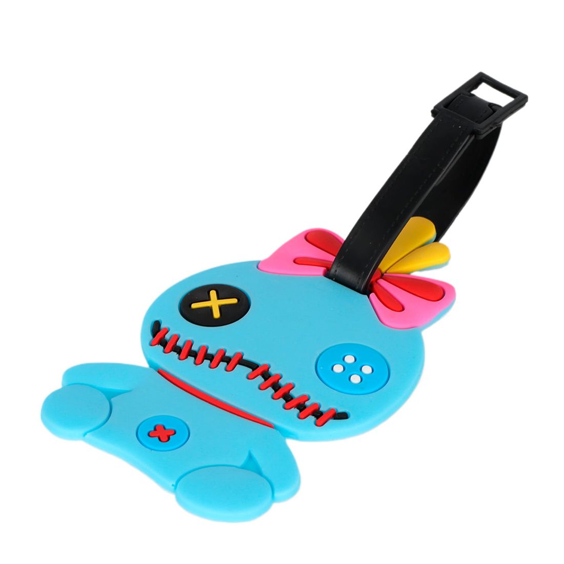 Tag Identificador de Bagagem para Malas de Viagem em PVC Xepa Azul