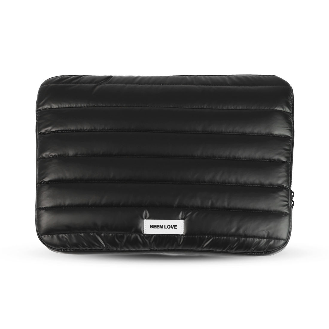 Kit de Acessórios Multifuncional com Necessaire, Porta Passaporte e Porta Notebook 14 Polegadas Puffer Maloa Preto