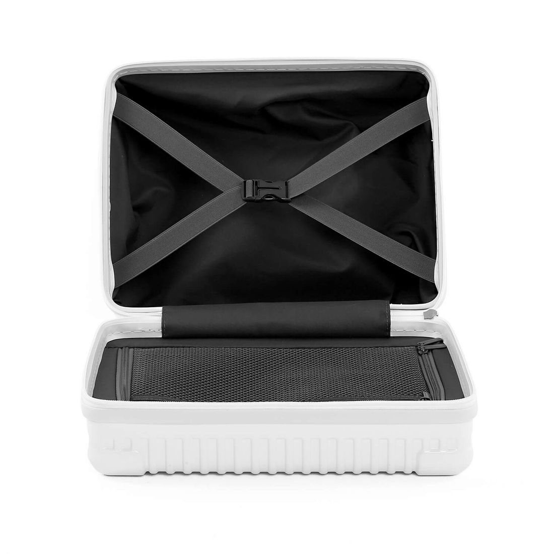 Conjunto de Mala de Bordo 10 kg e Frasqueira Suecia Maloa Branco