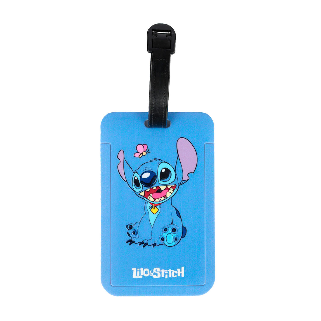 Tag Identificador de Bagagem para Malas de Viagem em ABS Stitch Borboleta Azul Tag Identificador de Bagagem para Malas de Viagem em ABS Stitch Borboleta Azul