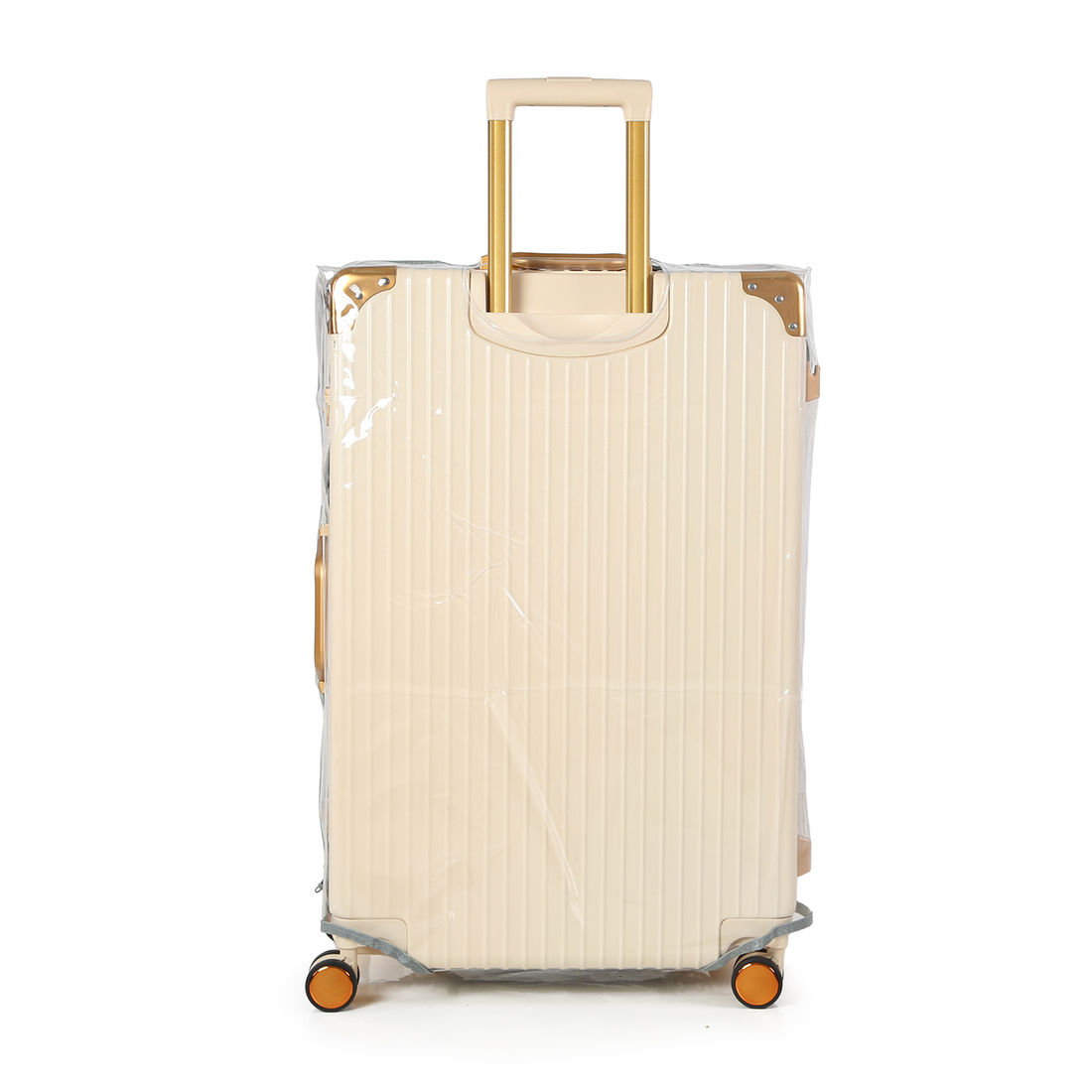 Compre Mala de Viagem Toronto Bege Grande 32kg em ABS Policarbonato e Ganhe Frasqueira e Capa Transparente Compre Mala de Viagem Toronto Bege Grande 32kg em ABS Policarbonato e Ganhe Frasqueira e Capa Transparente