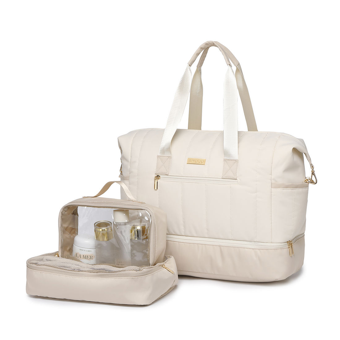 Bolsa de Viagem em Poliéster Multifuncional Nomad Maloa Bege Bolsa de Viagem em Poliéster Multifuncional Nomad Maloa Bege