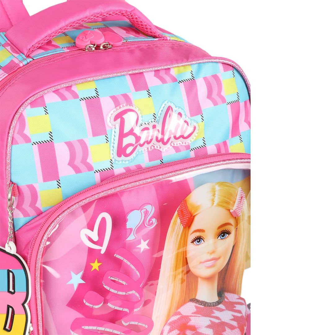 Conjunto de Mala de Bordo 10 kg e Mochila Infantil Barbie Violeta Conjunto de Mala de Bordo 10 kg e Mochila Infantil Barbie Violeta