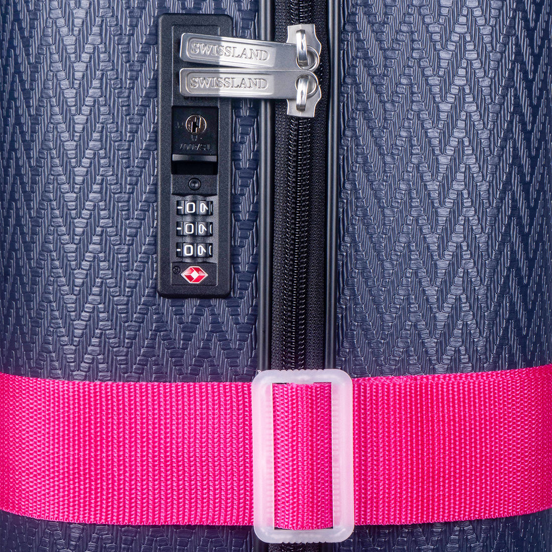 Cinta para Mala de Viagem Simples Rosa Cinta para Mala de Viagem Simples Rosa