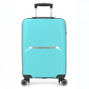 Mala de Viagem Pequena de Bordo 10kg em Polipropileno Milão Azul Claro