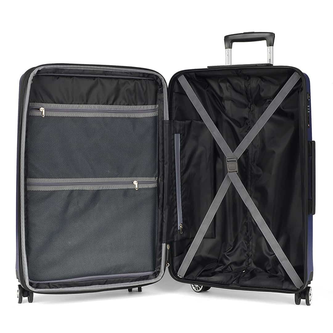 Mala De Viagem Grande 32kg em Polipropileno Milão Amarelo com Expansor