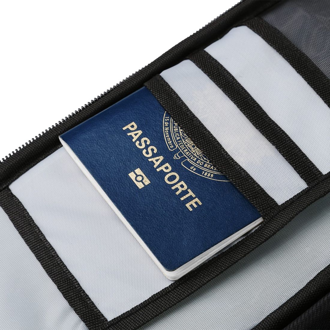 Porta Passaporte e Dollar Preto