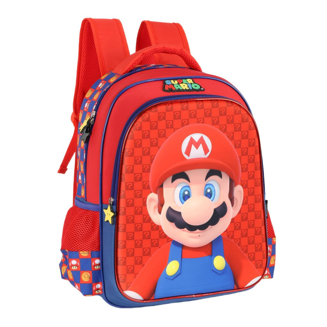 Conjunto de Mala de Bordo 10 kg e Mochila Infantil Super Mario Conjunto de Mala de Bordo 10 kg e Mochila Infantil Super Mario