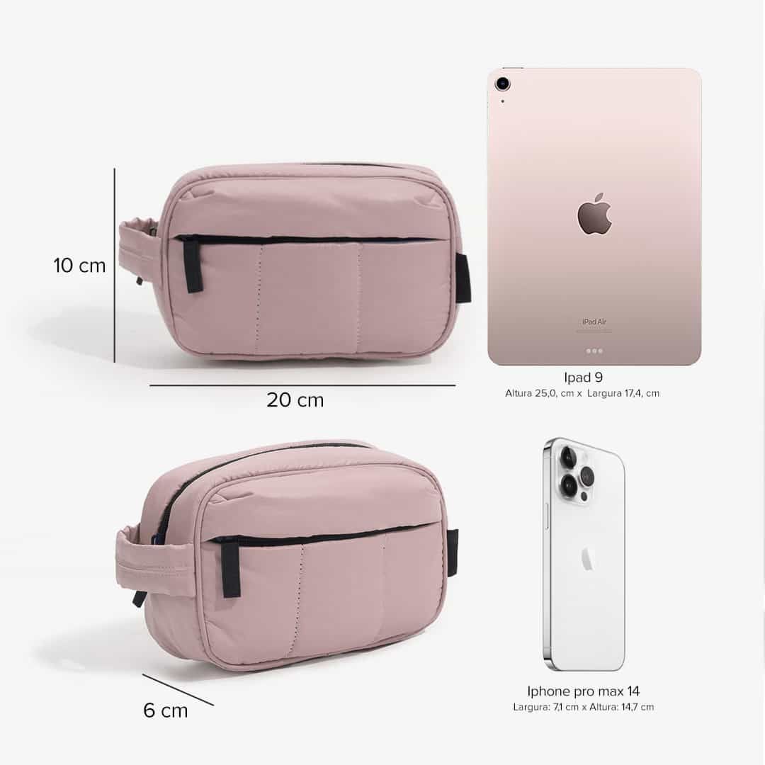 Kit de Viagem Confort Bag Maloa Rosa Kit de Viagem Confort Bag Maloa Rosa