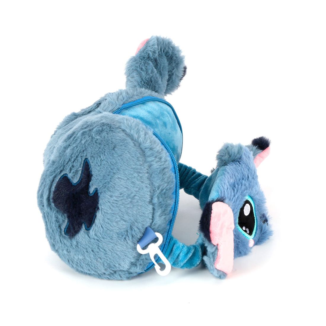 Almofada de Pescoço com Mascara de Dormir em Pelúcia Stitch Azul Almofada de Pescoço com Mascara de Dormir em Pelúcia Stitch Azul