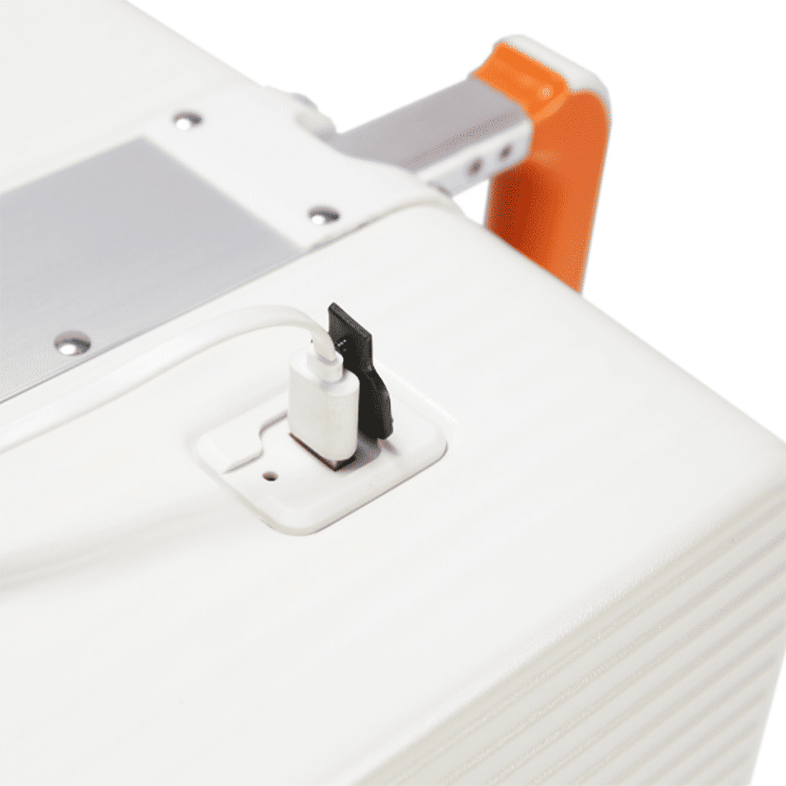 Mala de Viagem Pequena de Bordo 10 kg Policarbonato Mônaco Maloa Branco Mala de Viagem Pequena de Bordo 10 kg Policarbonato Mônaco Maloa Branco