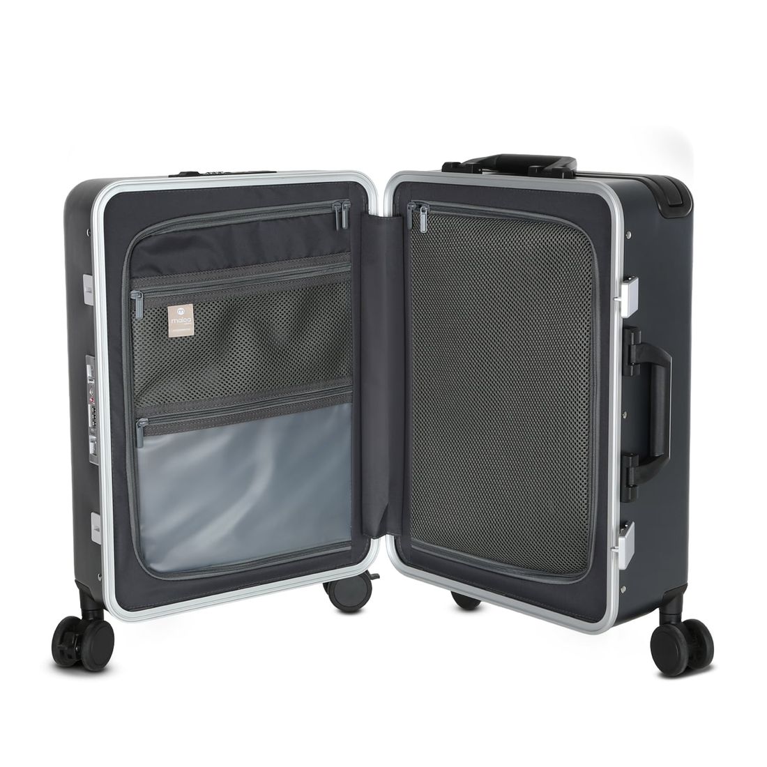 Mala de Viagem Pequena de Bordo 10 kg em Policarbonato Barcelona Maloa Chumbo Mala de Viagem Pequena de Bordo 10 kg em Policarbonato Barcelona Maloa Chumbo