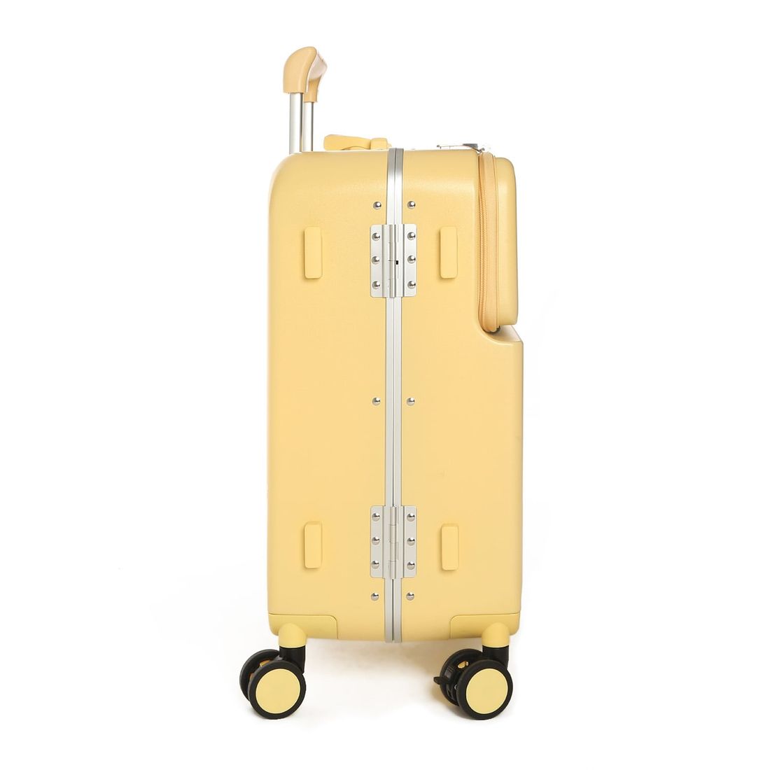 Mala de Viagem Pequena de Bordo 10 kg em Policarbonato Porto Maloa Amarelo Mala de Viagem Pequena de Bordo 10 kg em Policarbonato Porto Maloa Amarelo