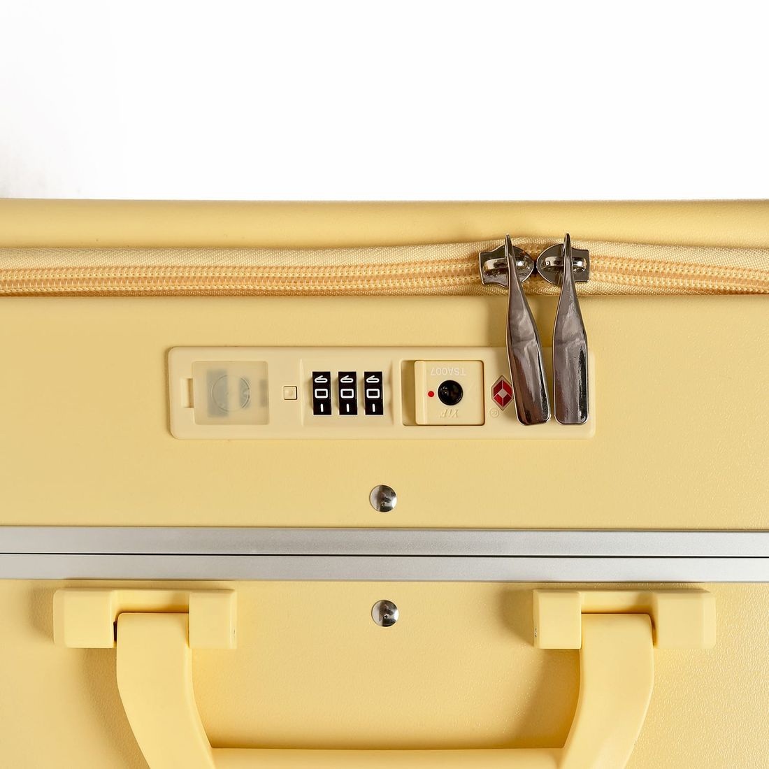 Mala de Viagem Pequena de Bordo 10 kg em Policarbonato Lisboa Maloa Amarelo