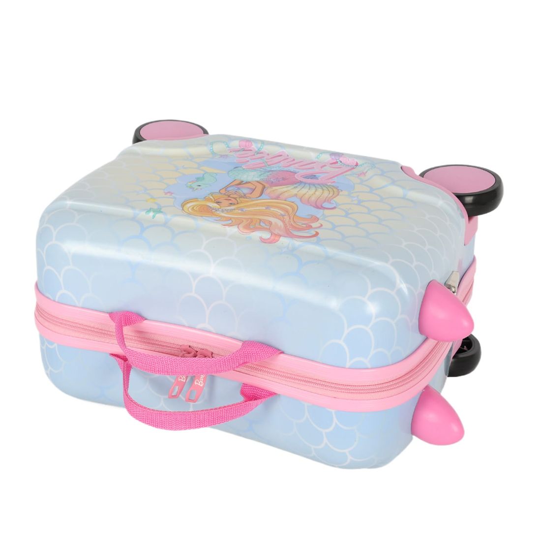 Mala de Viagem Infantil de Bordo em PC Barbie Sereia Verde Mala de Viagem Infantil de Bordo em PC Barbie Sereia Verde