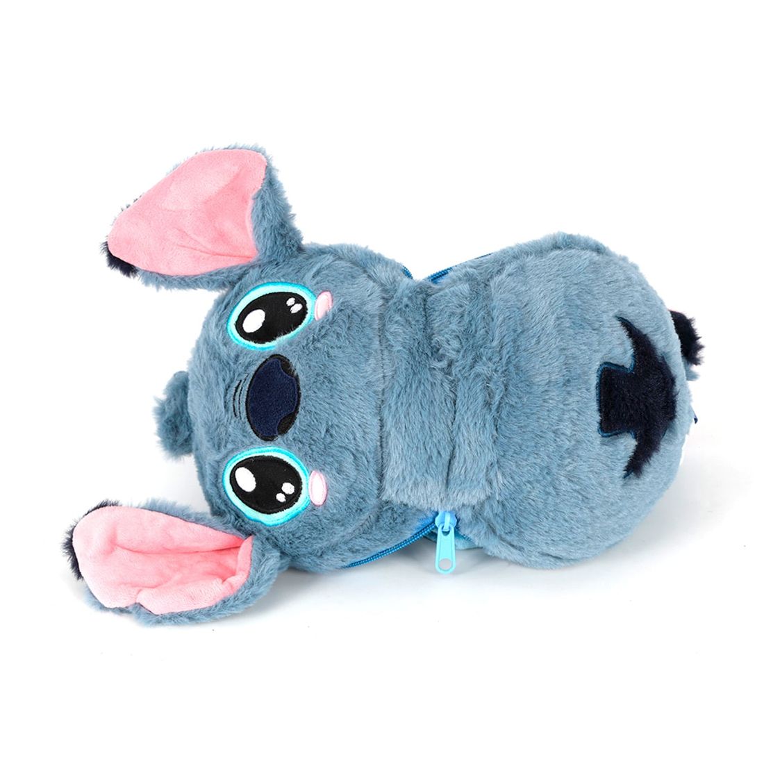 Almofada de Pescoço com Mascara de Dormir em Pelúcia Stitch Azul Almofada de Pescoço com Mascara de Dormir em Pelúcia Stitch Azul