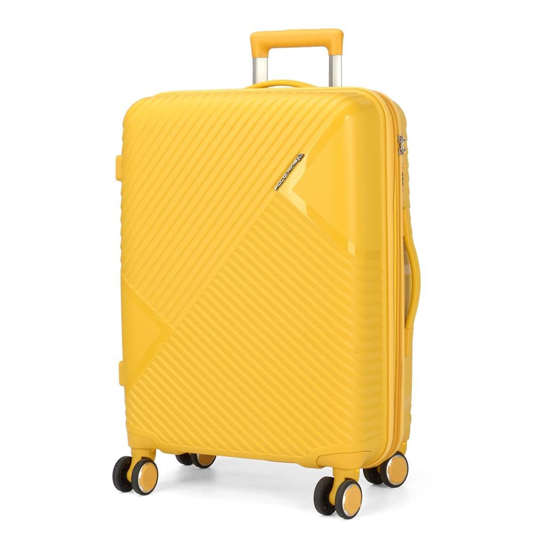 Mala de Viagem Pequena de Bordo 10kg Chamonix Amarelo em polipropileno