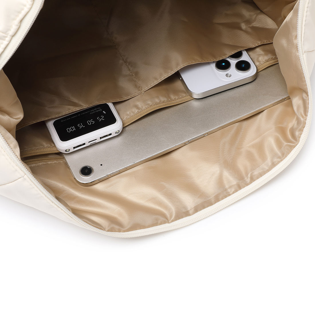 Bolsa de Viagem em Poliéster Multifuncional Nomad Maloa Bege Bolsa de Viagem em Poliéster Multifuncional Nomad Maloa Bege