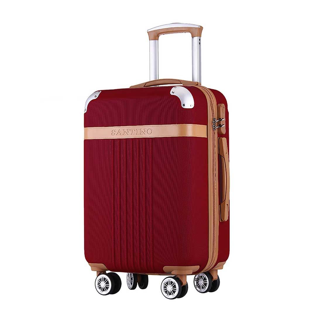 Mala De Viagem Grande 32kg com expansor Athena Bordô Mala De Viagem Grande 32kg com expansor Athena Bordô