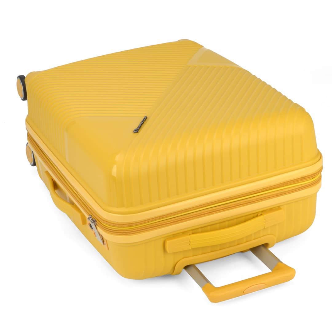 Mala de Viagem Pequena de Bordo 10kg Chamonix Amarelo em polipropileno