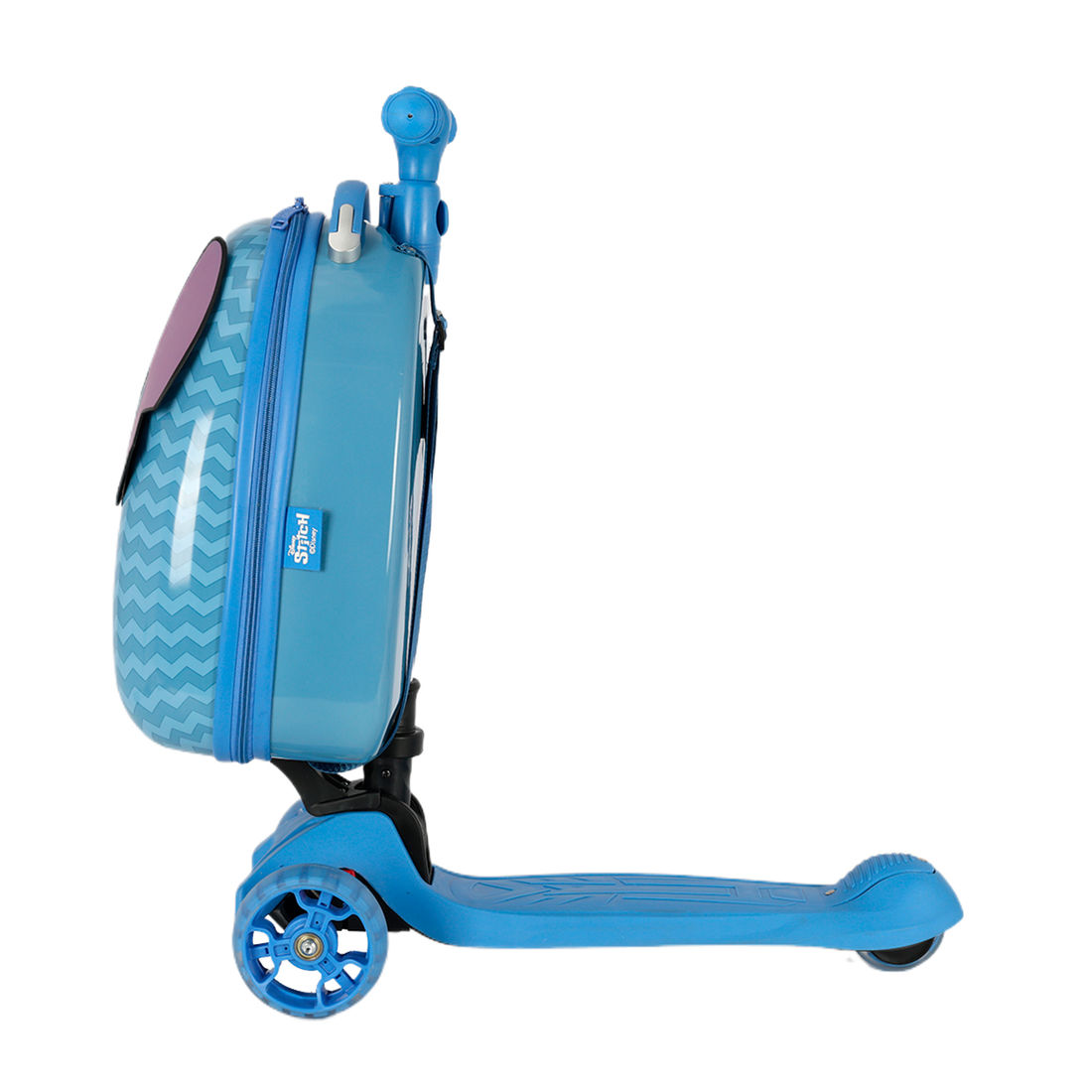 Mala de Viagem Infantil com Patinete em Policarbonato Stitch Surprise Mala de Viagem Infantil com Patinete em Policarbonato Stitch Surprise