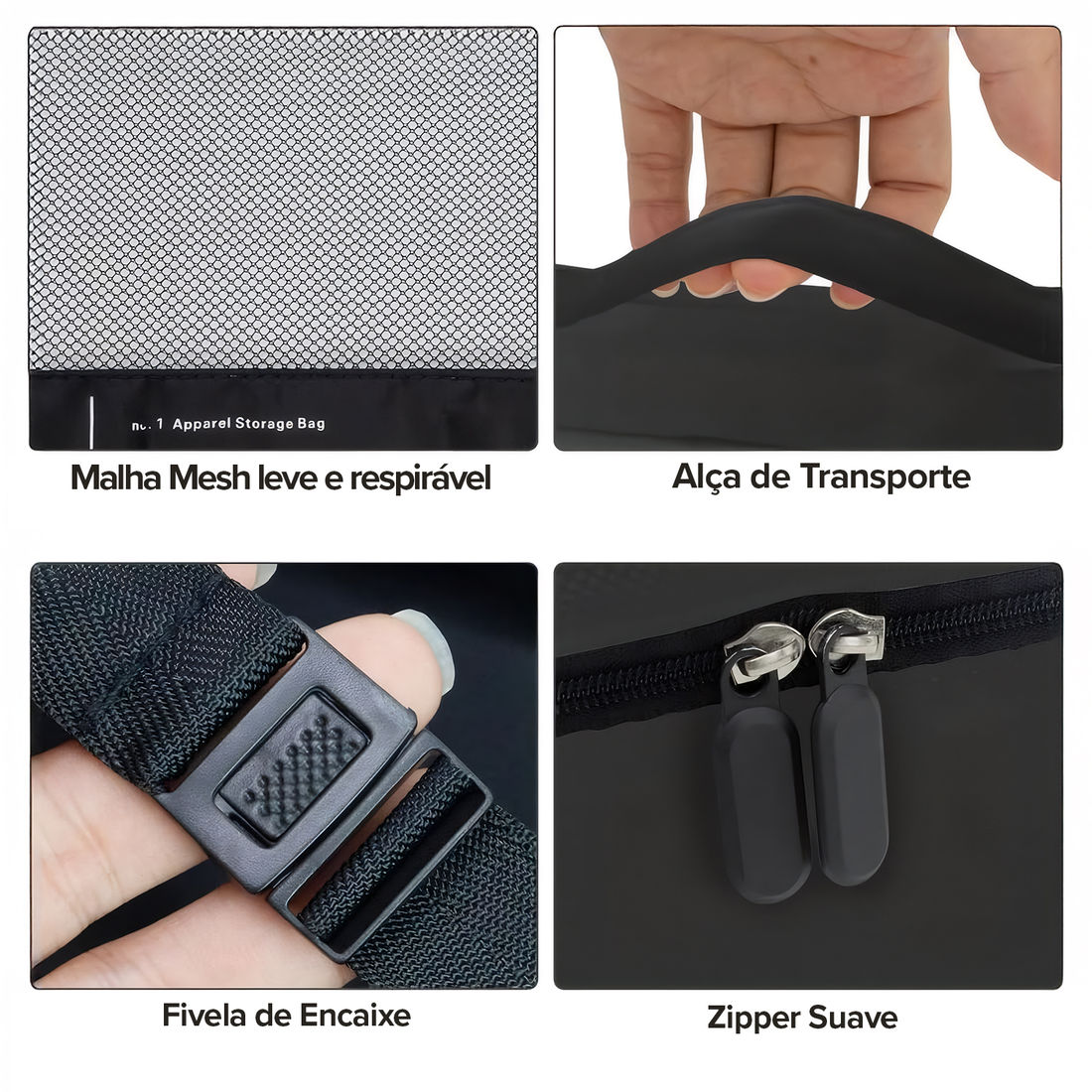 Kit de Mala Pequena 10 kg Holanda Preto e Branco com Organizador de Mala Travel to Live Preto e Branco Kit de Mala Pequena 10 kg Holanda Preto e Branco com Organizador de Mala Travel to Live Preto e Branco