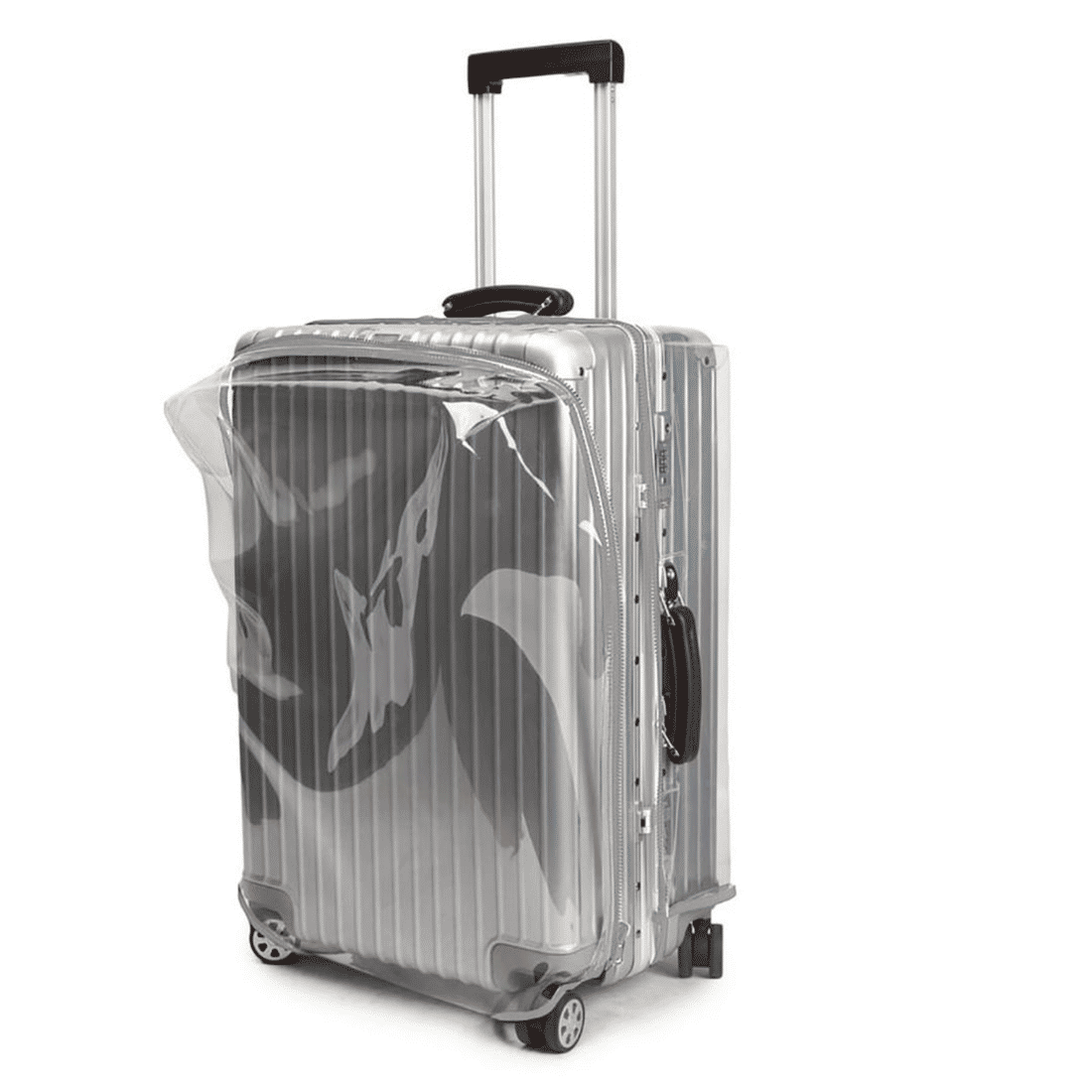 Capa de Mala Maloa Alça Tradicional Transparente Cinza para Toronto e Croácia - G-32kg