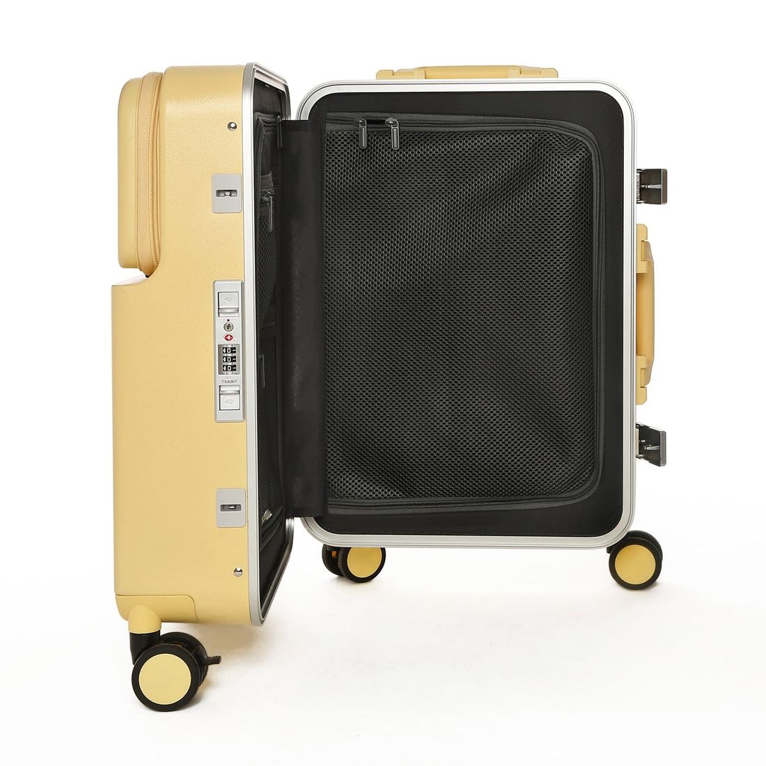 Mala de Viagem Pequena de Bordo 10 kg em Policarbonato Porto Maloa Amarelo Mala de Viagem Pequena de Bordo 10 kg em Policarbonato Porto Maloa Amarelo