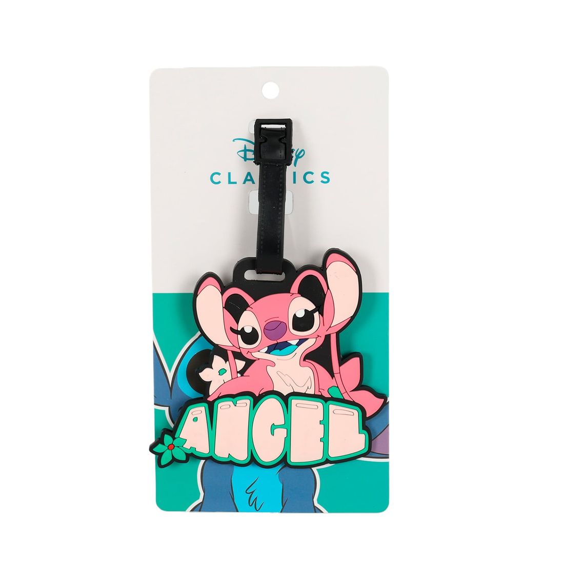 Tag Identificador de Bagagem para Malas de Viagem em PVC Angel Rosa Tag Identificador de Bagagem para Malas de Viagem em PVC Angel Rosa