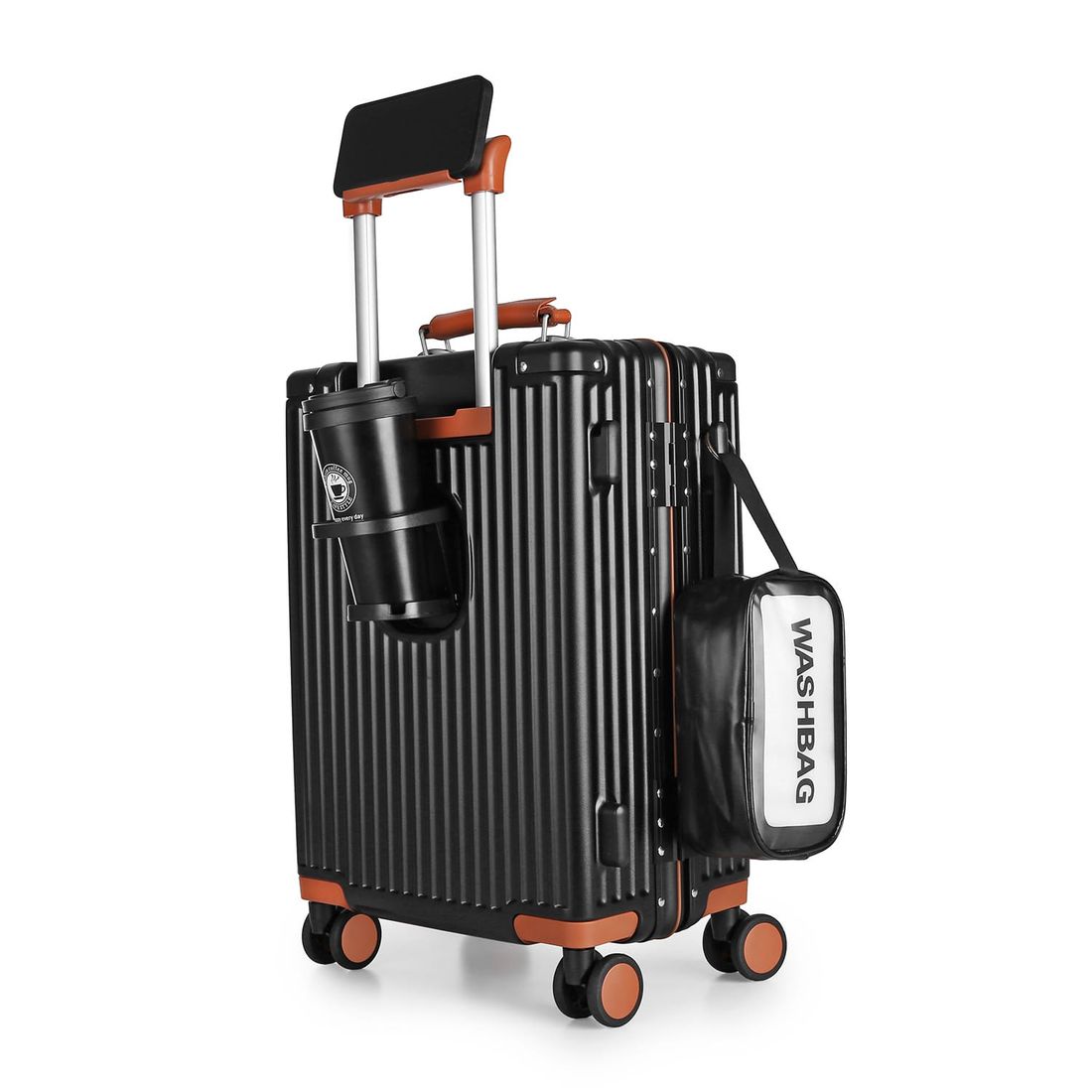 Mala de Viagem Pequena de Bordo 10 kg Policarbonato Capri Maloa Preto Mala de Viagem Pequena de Bordo 10 kg Policarbonato Capri Maloa Preto