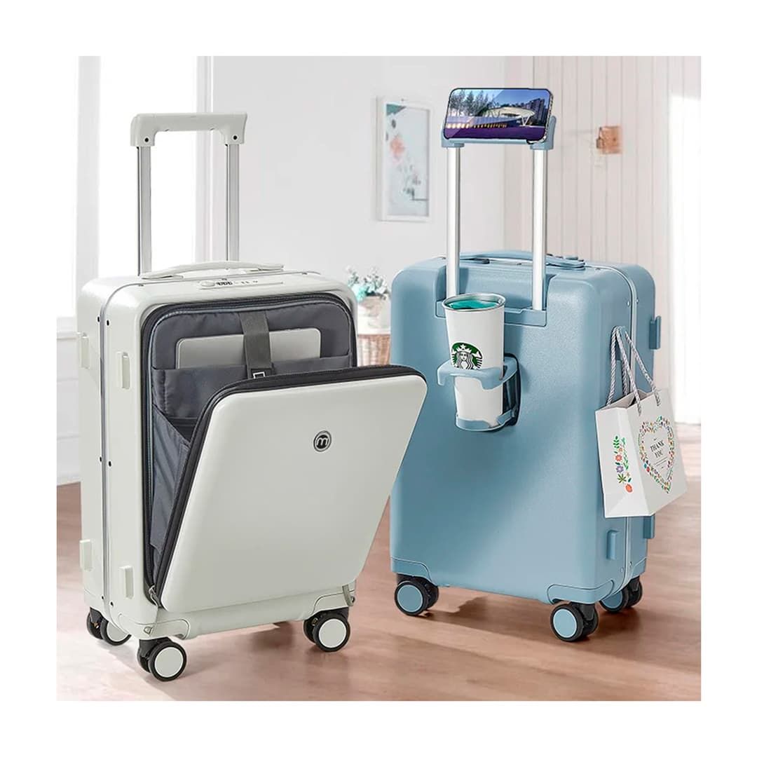 Mala de Viagem Pequena de Bordo 10 kg em Policarbonato Belgica Maloa Branco Mala de Viagem Pequena de Bordo 10 kg em Policarbonato Belgica Maloa Branco