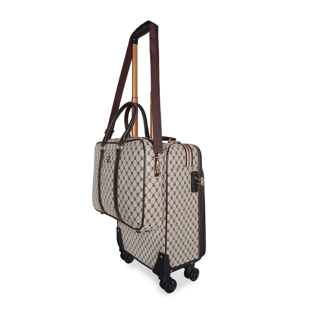 Mala de Viagem Pequena de Bordo 10Kg Amsterdam Classic Maloa Marrom Mala de Viagem Pequena de Bordo 10Kg Amsterdam Classic Maloa Marrom